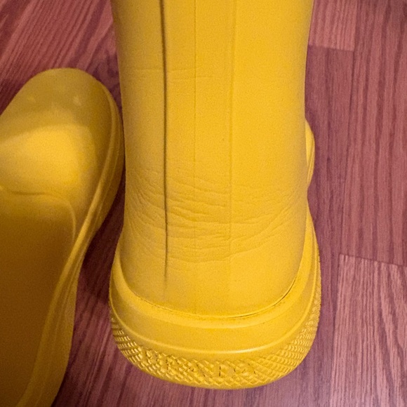 Prada Yellow Rain Boots Size 37 / 7 Great Condition - Picture 8 of 8